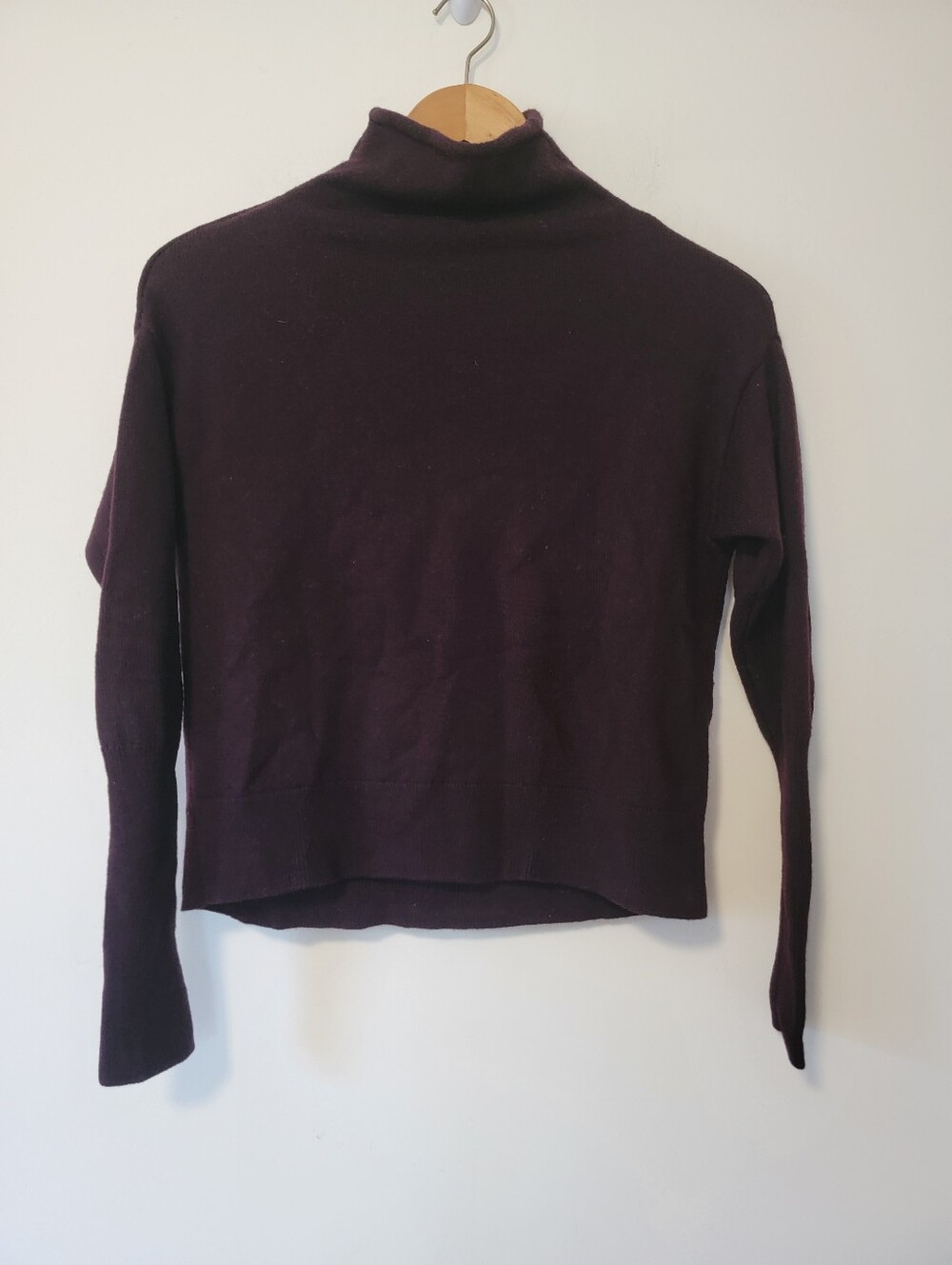 Wilfred Deep Plum Turtleneck Sweater